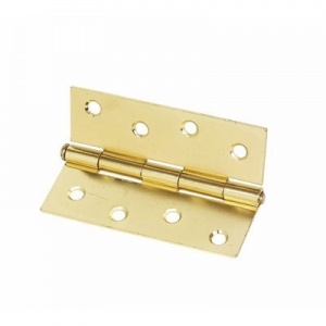 4'' Butt Hinge Electroplated Brass (10 Pack)
